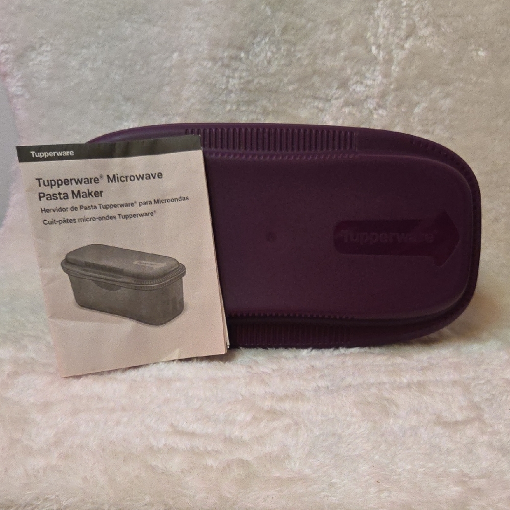 Tupperware Purple Microwave Pasta Maker New